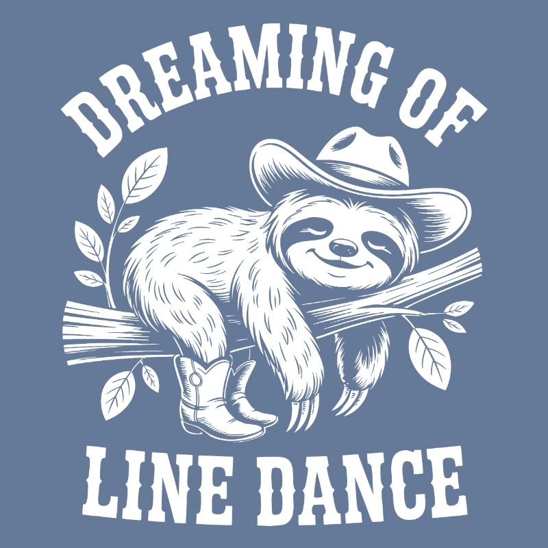 Dreaming sloth doing line dancing