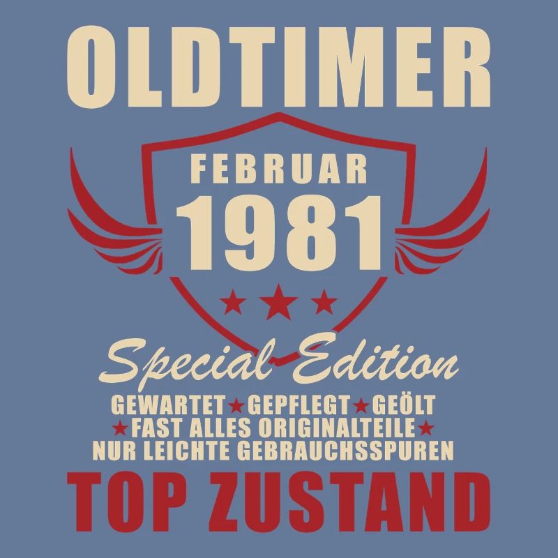 Februar 1981 Geburtstag Oldtimer 1981