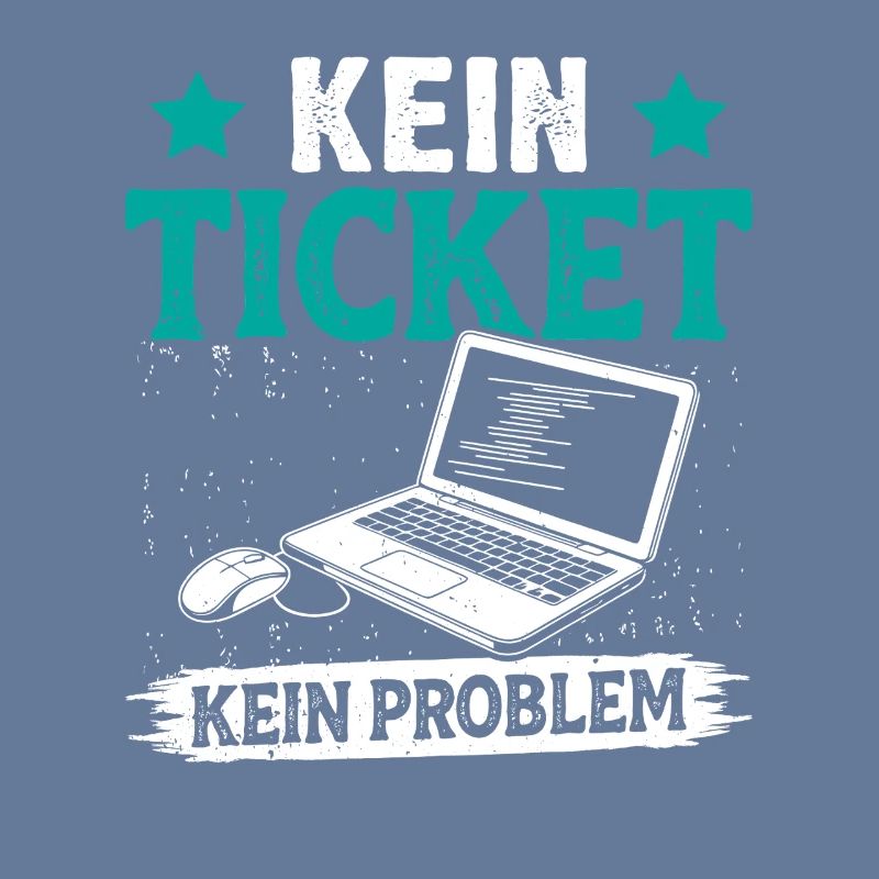 Ordinateur de nerd PAS DE TICKET PAS DE PROBLÈME DRÔLE