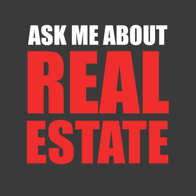 Demandez-moi à propos de l’immobilier – Bold Red