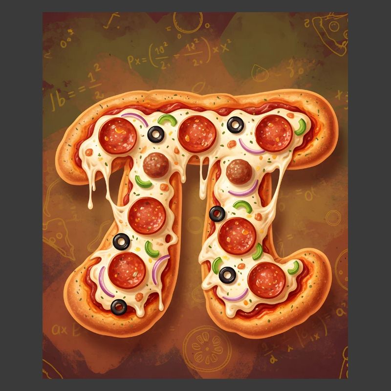 Pizza forme de pi