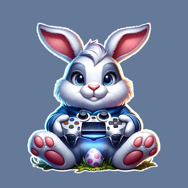 Easter Bunny Gaming Gamer