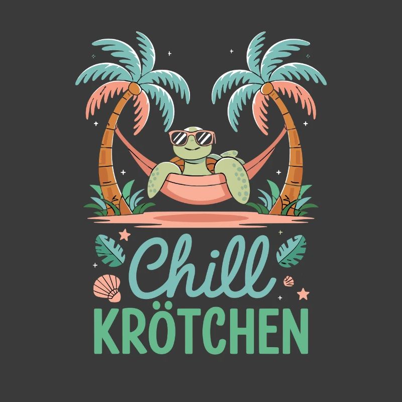 Chill Toad Cool Turtle In Hammock
