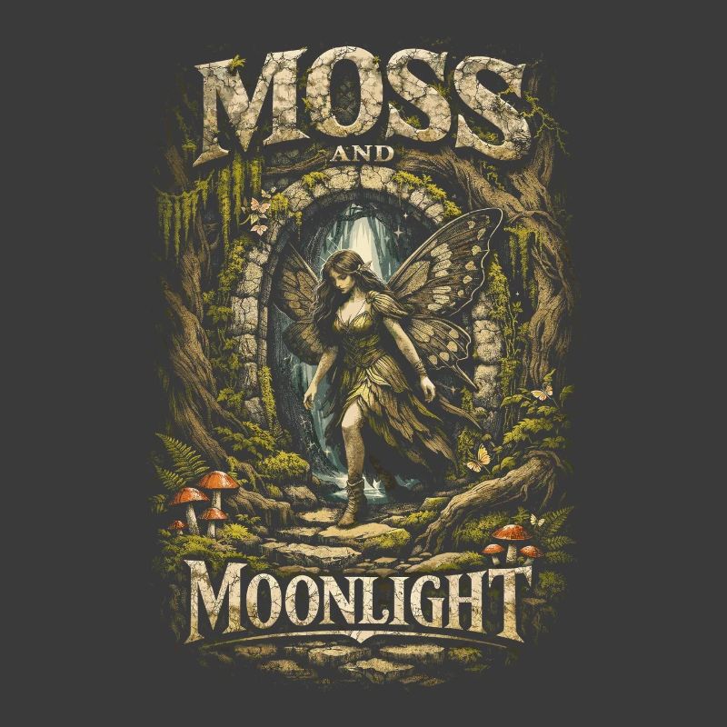 Fairycore Fee Gotisch Moss And Moonlight