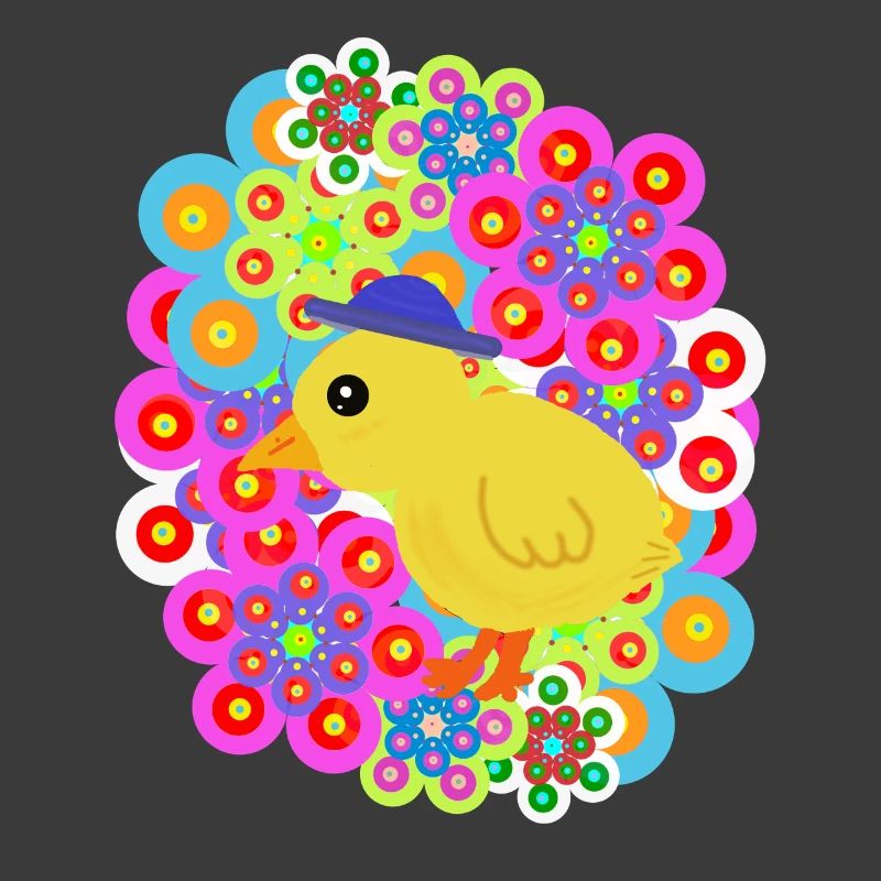 Spring Retro Chick Chicken Kids Easter