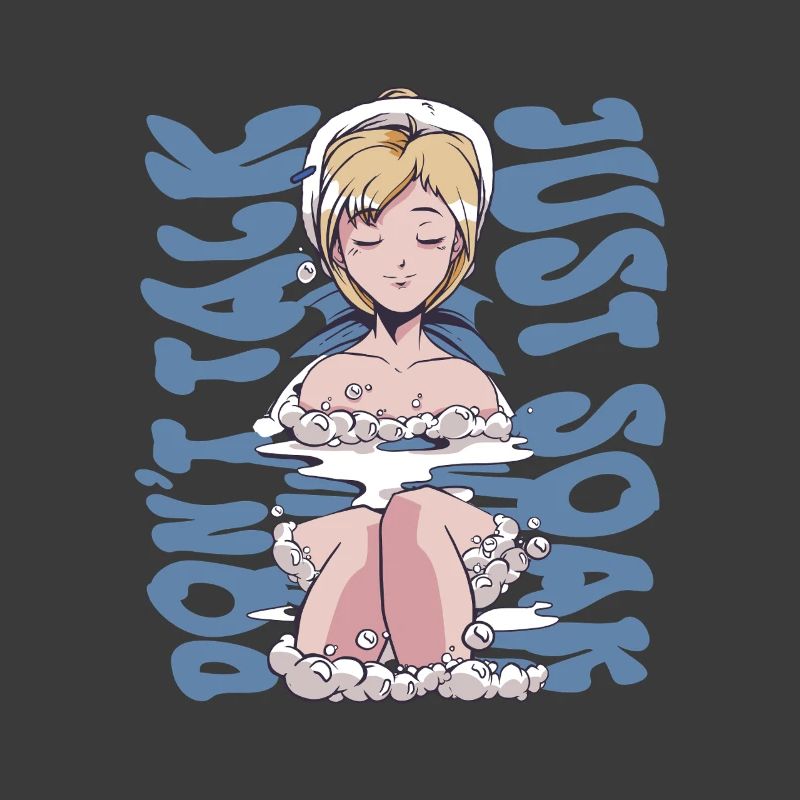 Onsen Hot Spring Bath Dont Talk Just Soak