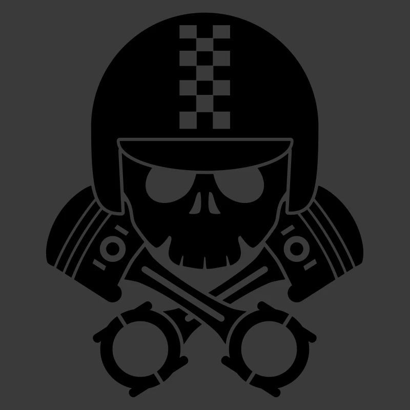 schädel helm kolben