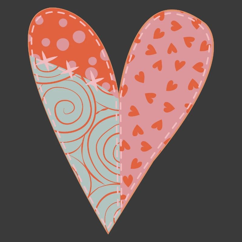 Patchwork Herz Nr. 1