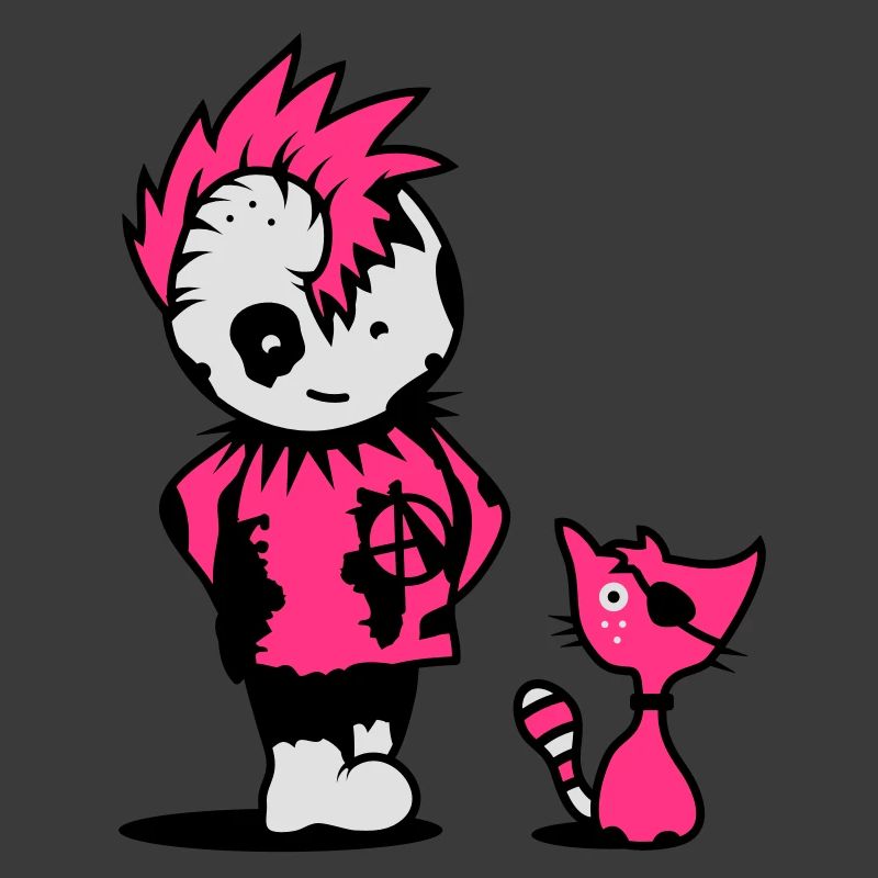 Un punk petit un petit chat