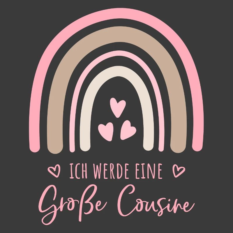 Ich werde eine große Cousine Boho Regenbogen