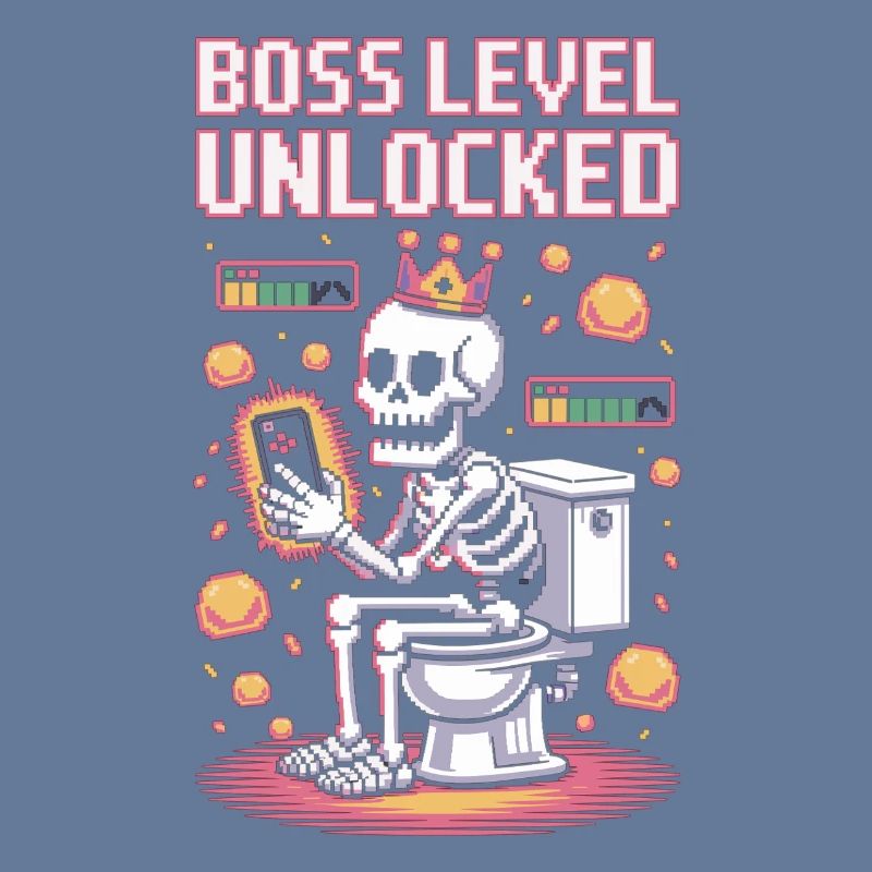Niveau de final débloqué - Retro Gaming Skeleton activé