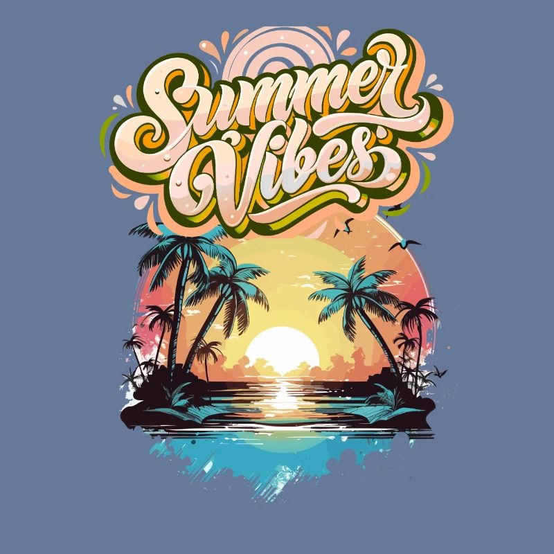 Summer Mood Palm Trees Sunset
