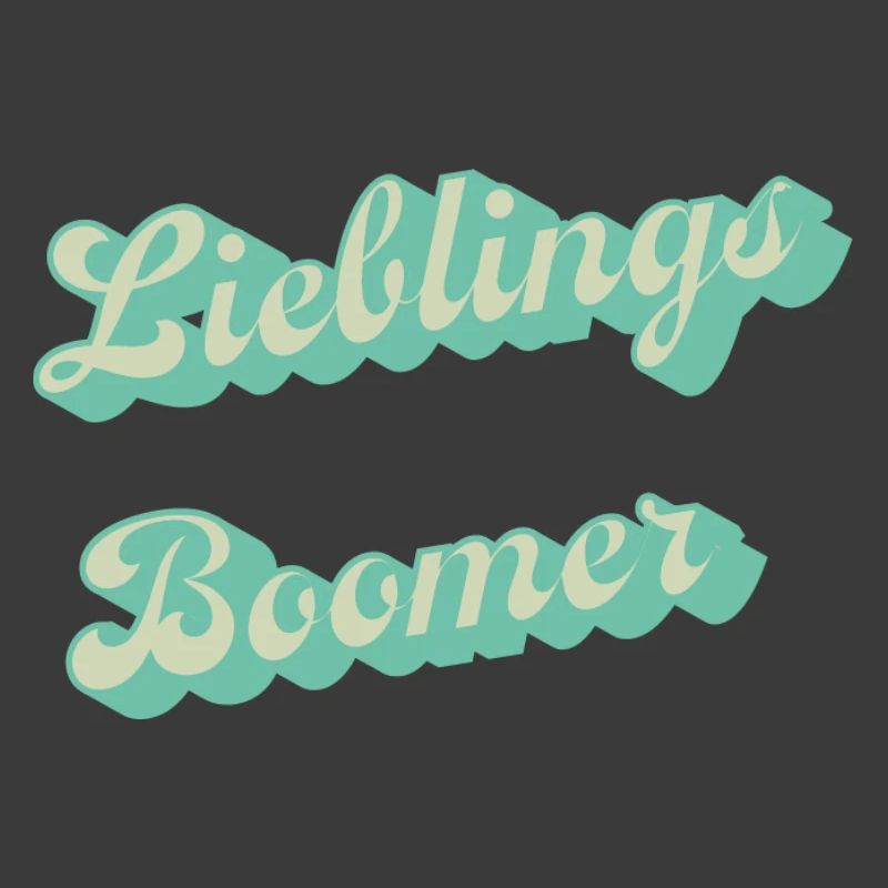 Script rétro préféré des baby-boomers