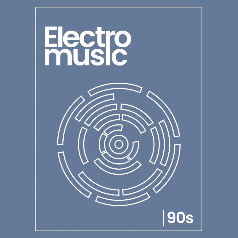 Electro Maze 90s Techno Tee