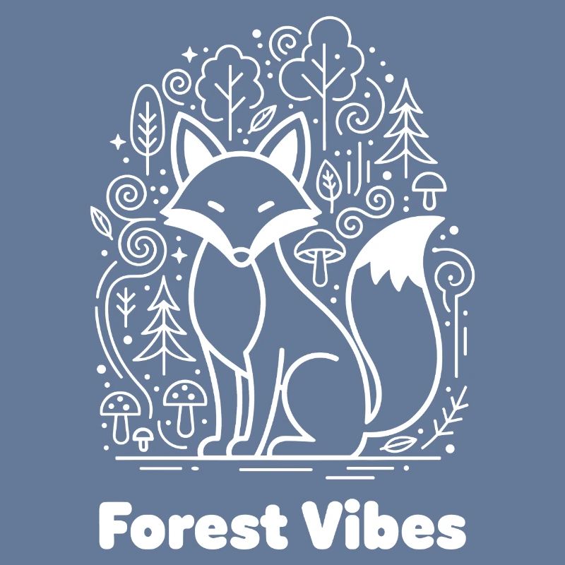 Forest fox in cloud forest