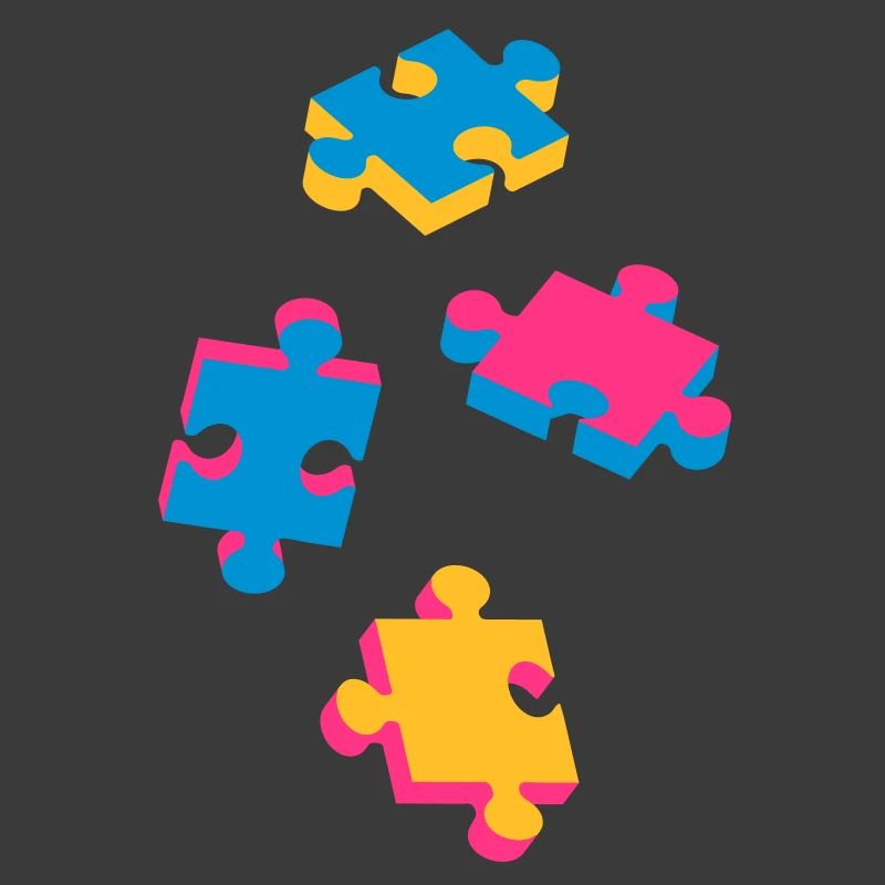 vier Puzzleteile