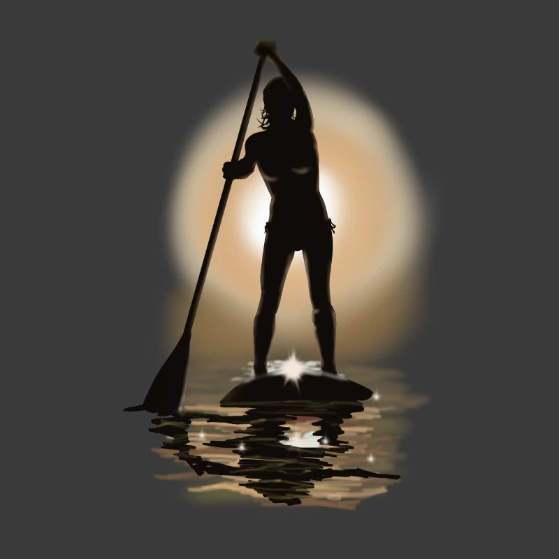 paddle boarding