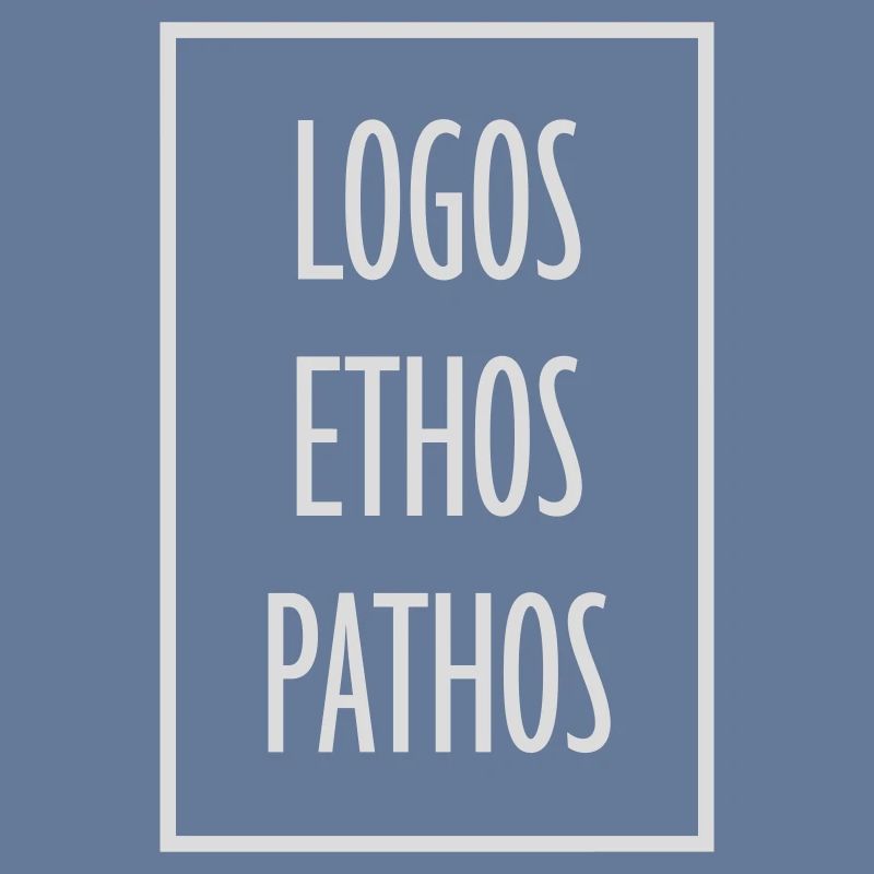 Logos Ethos Pathos Rhetorik Philosophie Student