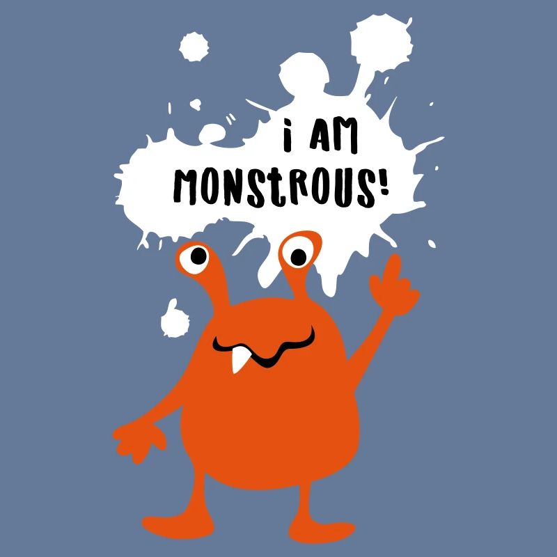 Monstre monstrueux monstrueux effrayant bande dessinée drôle
