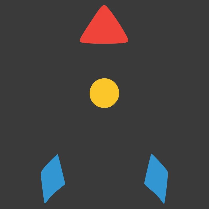 Abstract Rocket Spaceship