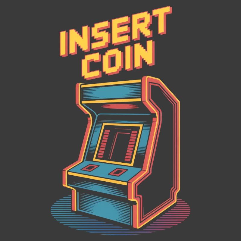 Machine de jeu d'arcade rétro à insérer dans une pièce