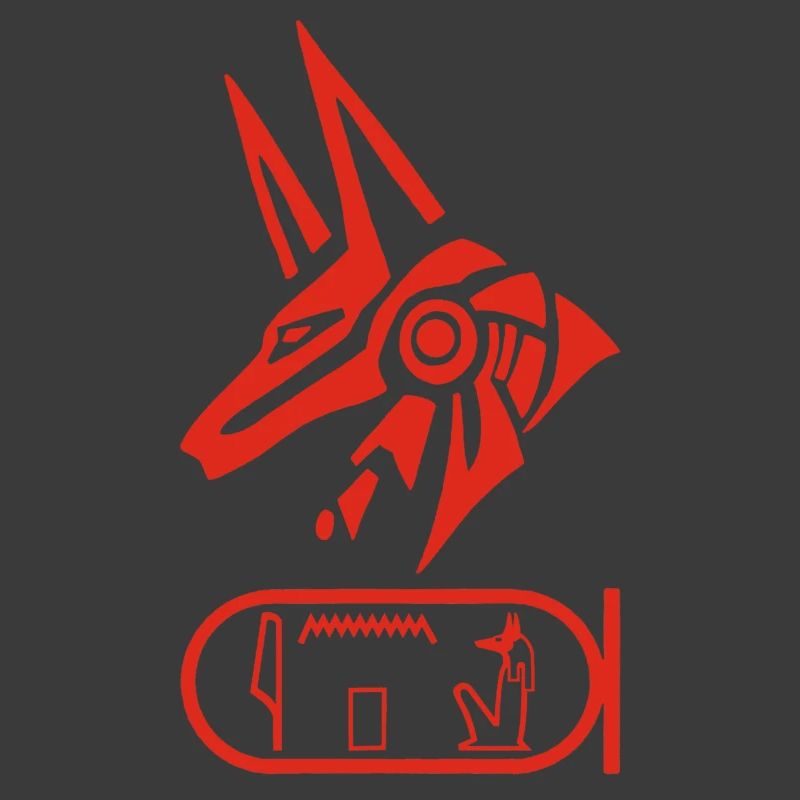 Gott Anubis (rot)