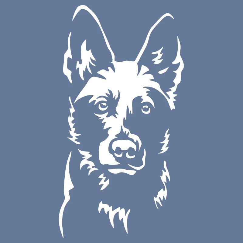 German Shepherd Head "Black Edition"