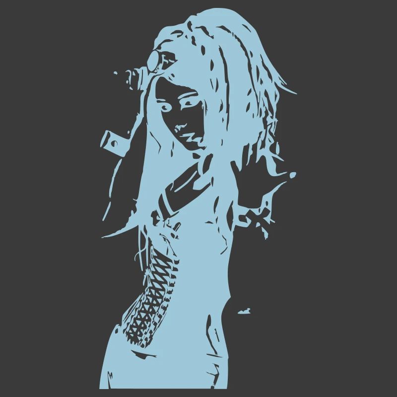 Blue Silhouette