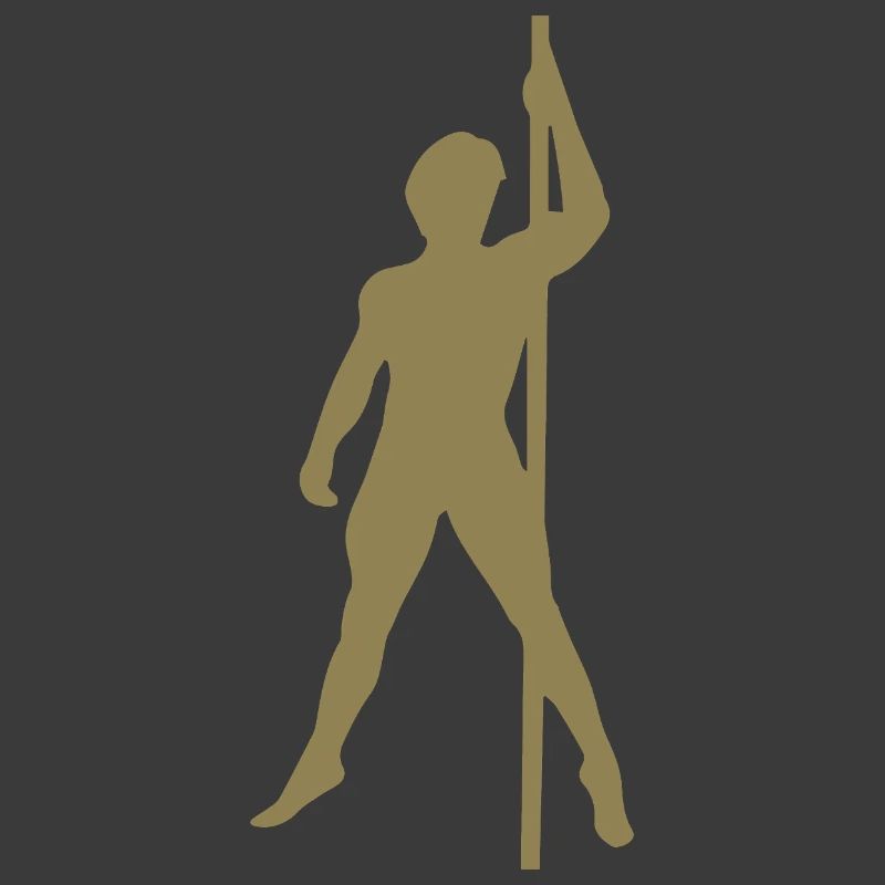Men Silhouette Pole Dance Exotic Dance