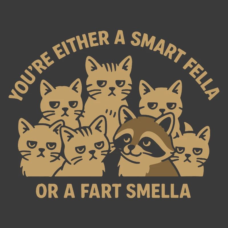 Du bist entweder ein schlauer Kerl oder ein Furzgeruch Meme