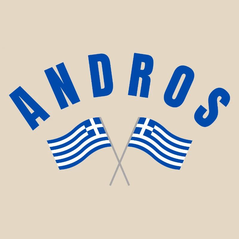 Andros a traversé les drapeaux grecs