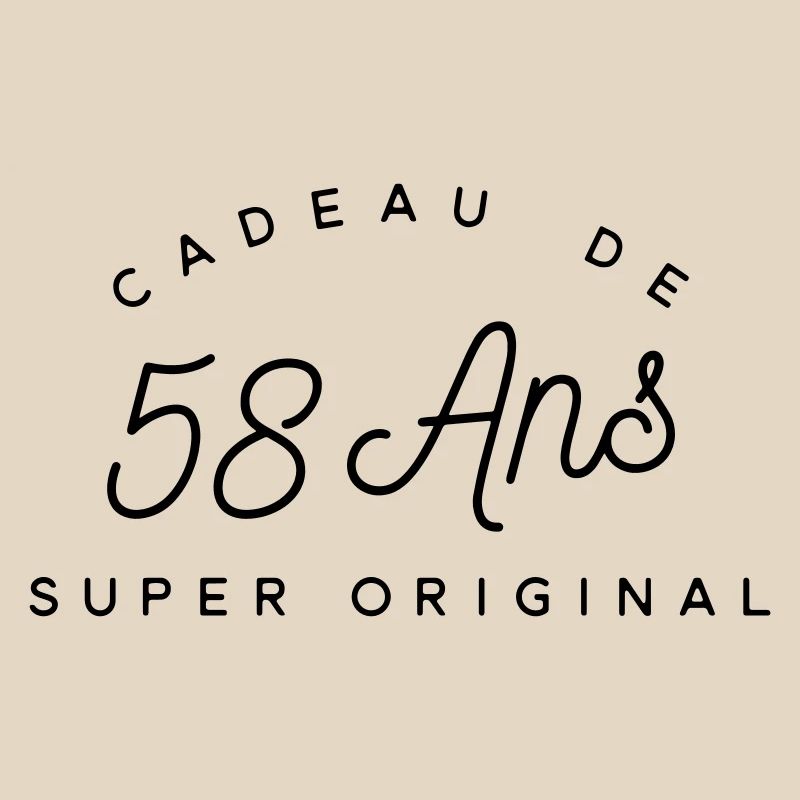 Cadeau 58 ans  