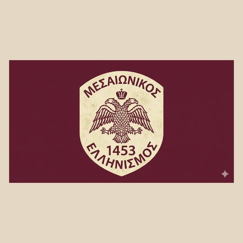 Byzantine Eagle 1453 Emblem