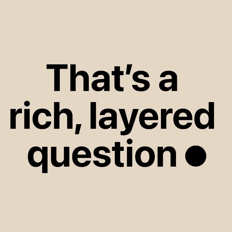 C’est une question riche et complexe