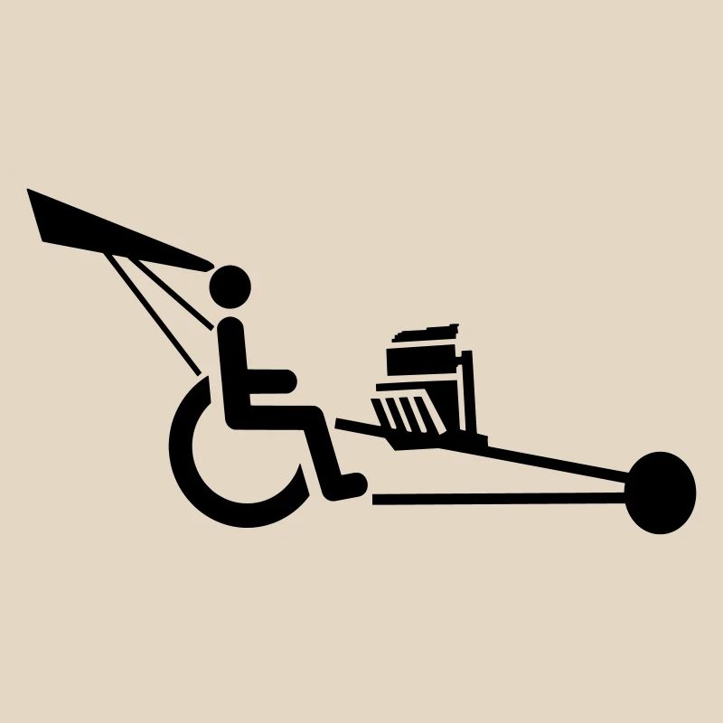 Bild eines Rollstuhls mit V8-Motor #