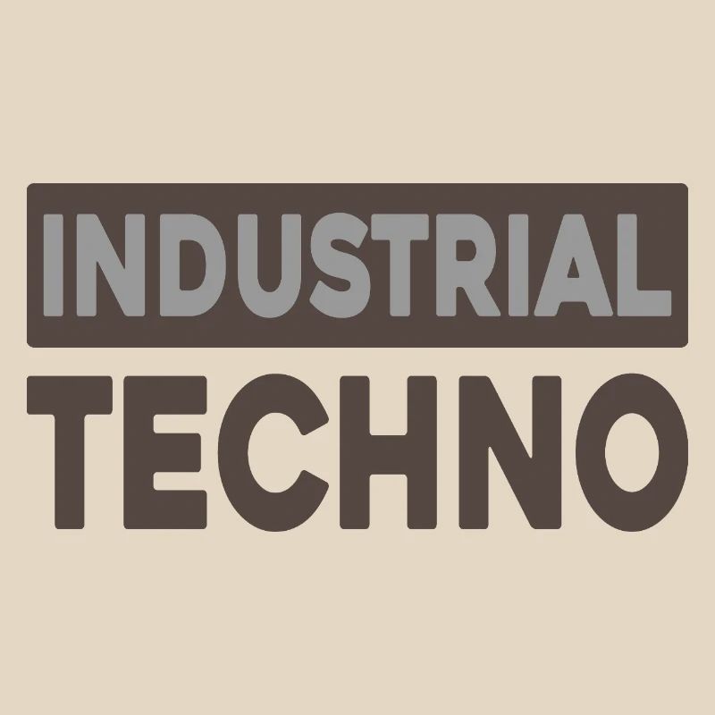 Industrial Techno Typography