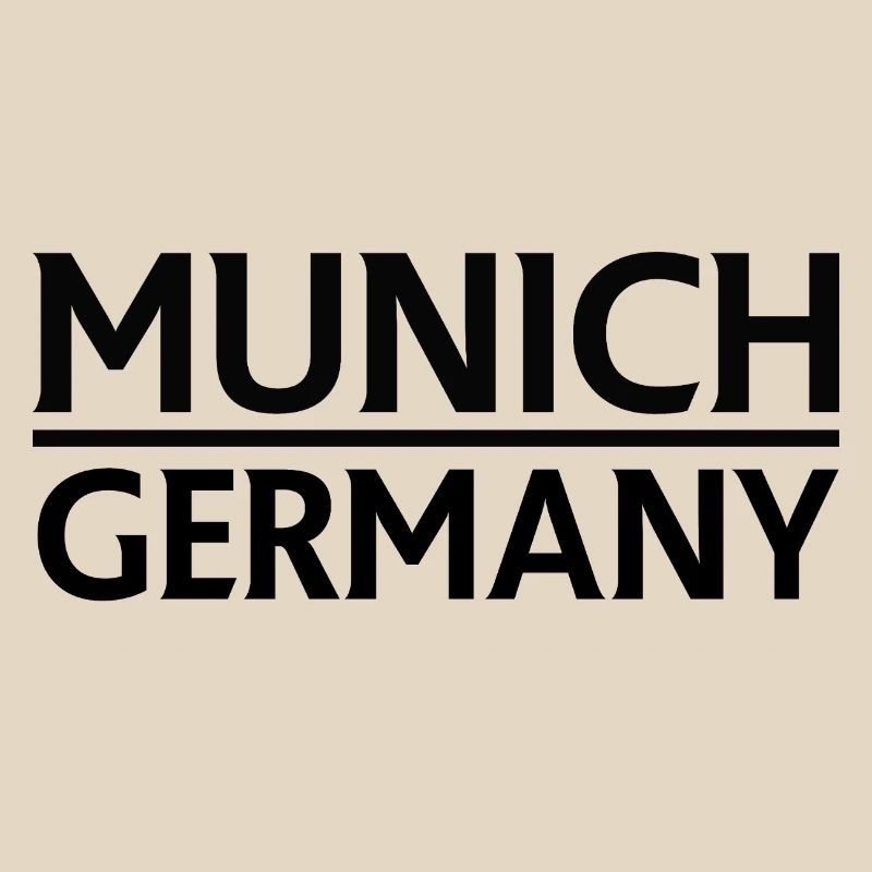 Munich – Germany Textdesign
