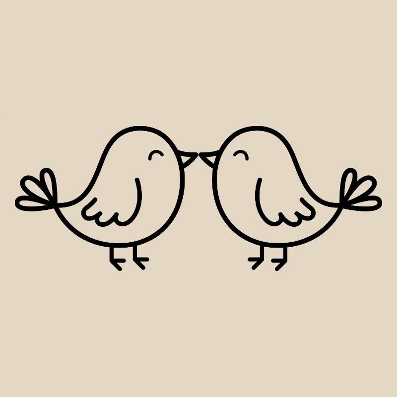 Oiseaux mignons