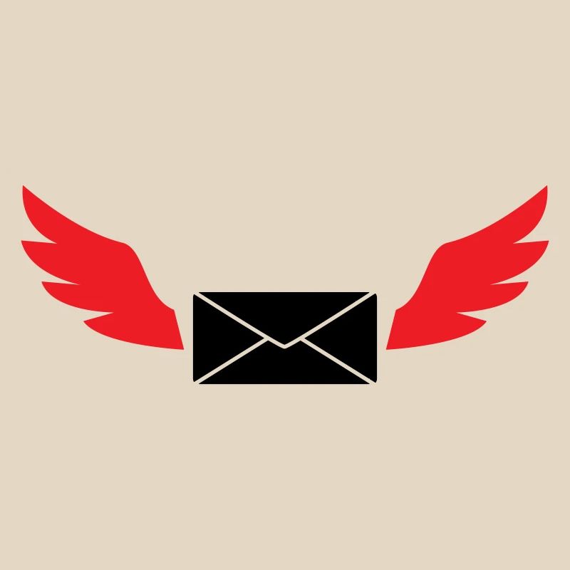 Express Mail Envelope Winged Post