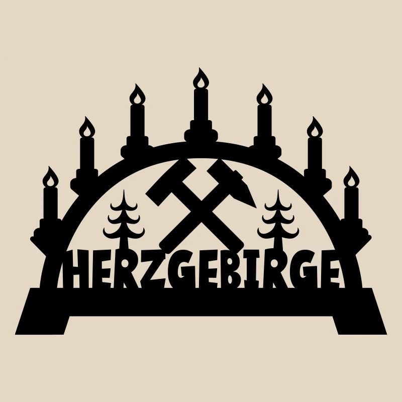 Schwibbogen Lichterbogen Herzgebirge Erzgebirge