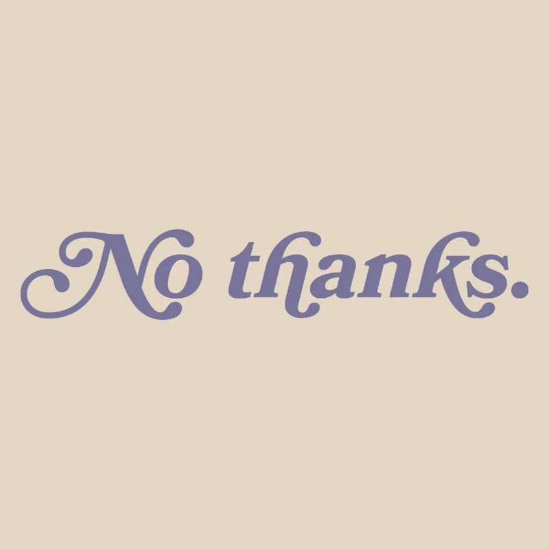 Non merci.