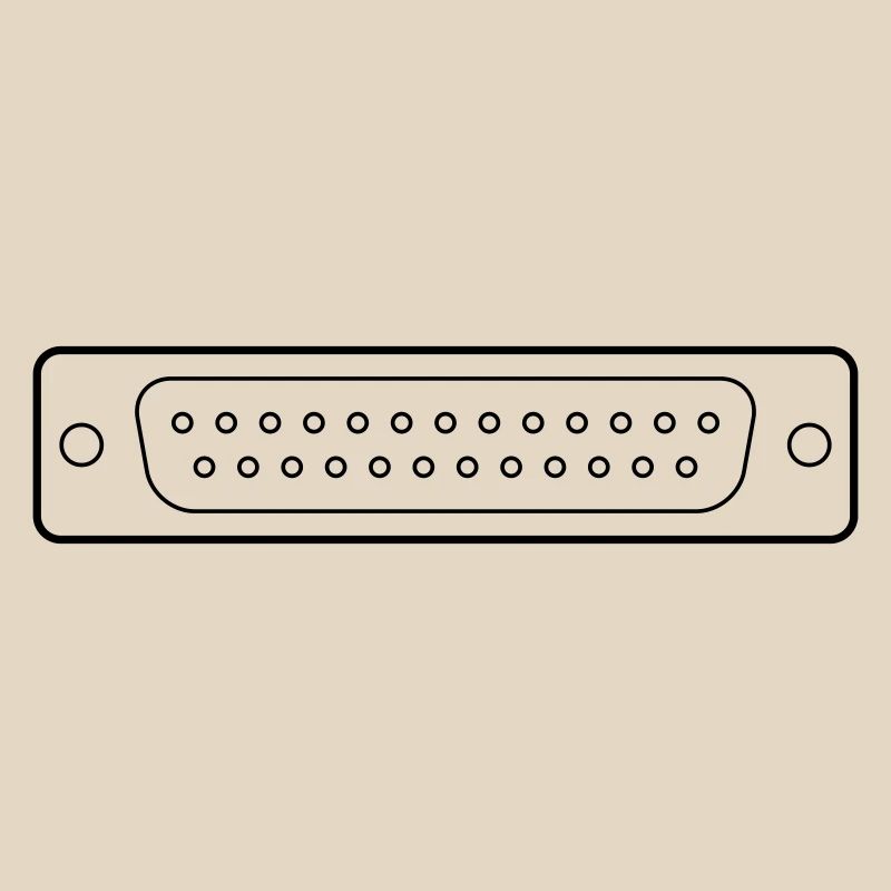 DB 25 Connector Parallel, Printer