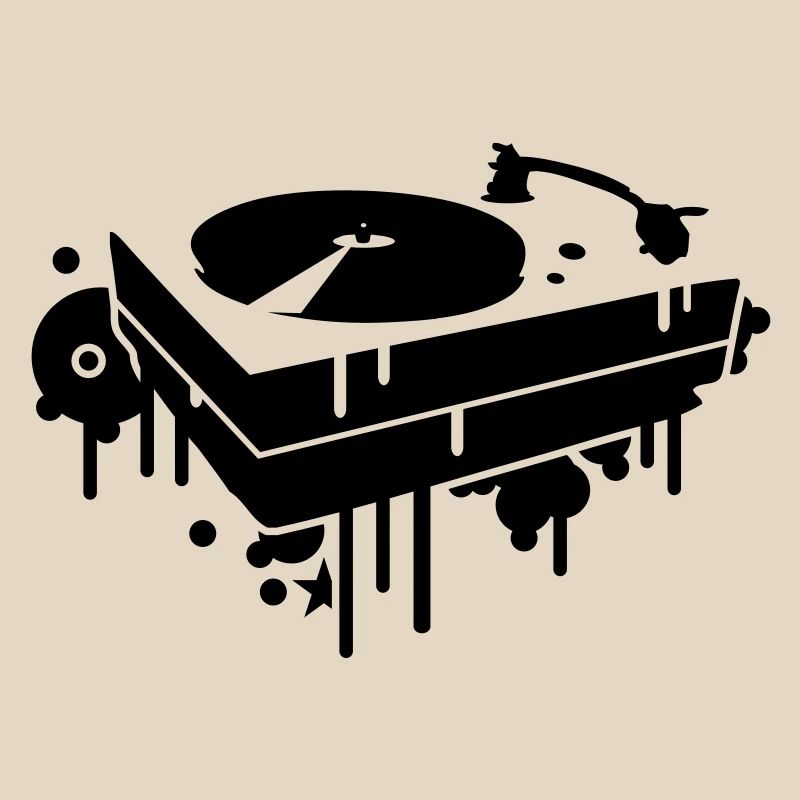 A record player