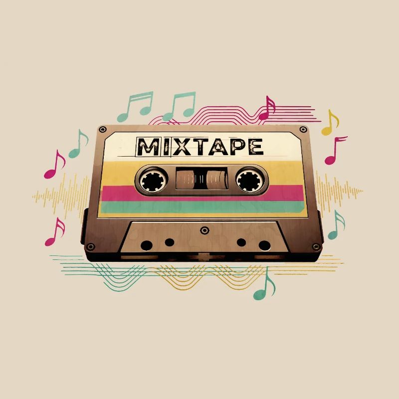 Mixtape rétro NeonNotes