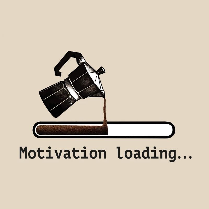 Kaffee kaffeekanne motivation loading