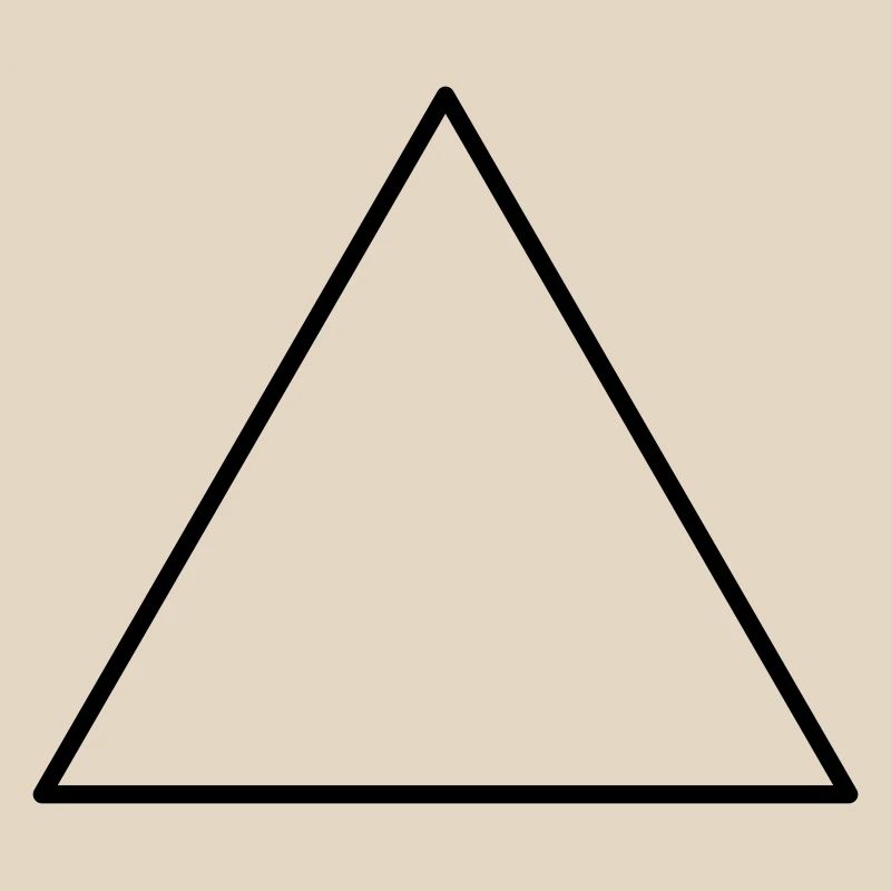Symbol triangle equilateral