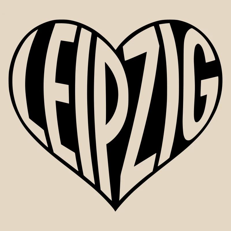 Leipzig Herz Typo