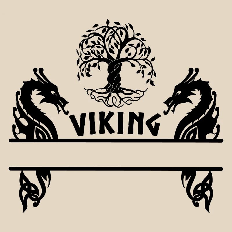 Wikinger-Namensschild Yggdrasil Wikinger