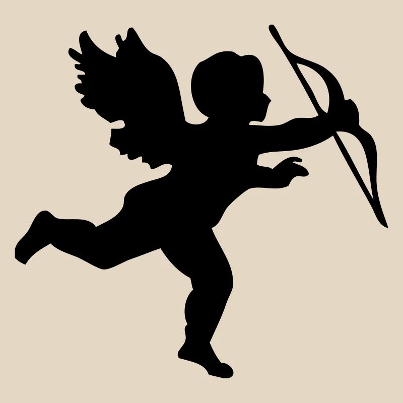 Ange avec arc et flèche, ange de l'amour
