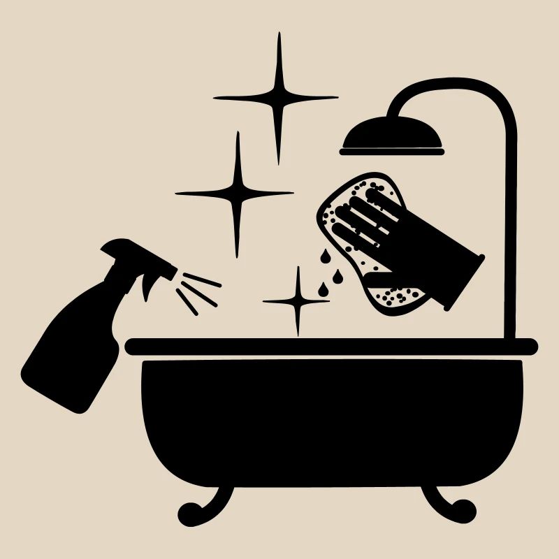 Baignoire plus propre à l’eau et au savon